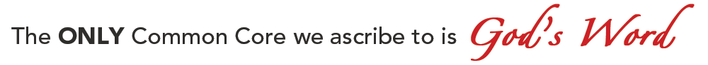 The only common core we ascribe to is God
